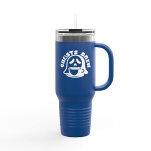 Insulated Travel Mug | 40oz Coffee Tumbler for Ghosts Brew Coffee Lovers