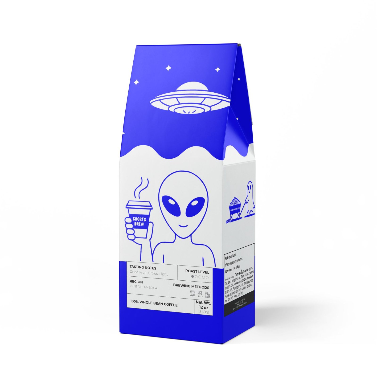 High Lakes Coffee Blend (Light Roast) - Ground or Whole Bean - Alien Edition - Ghosts Brew - Image 15