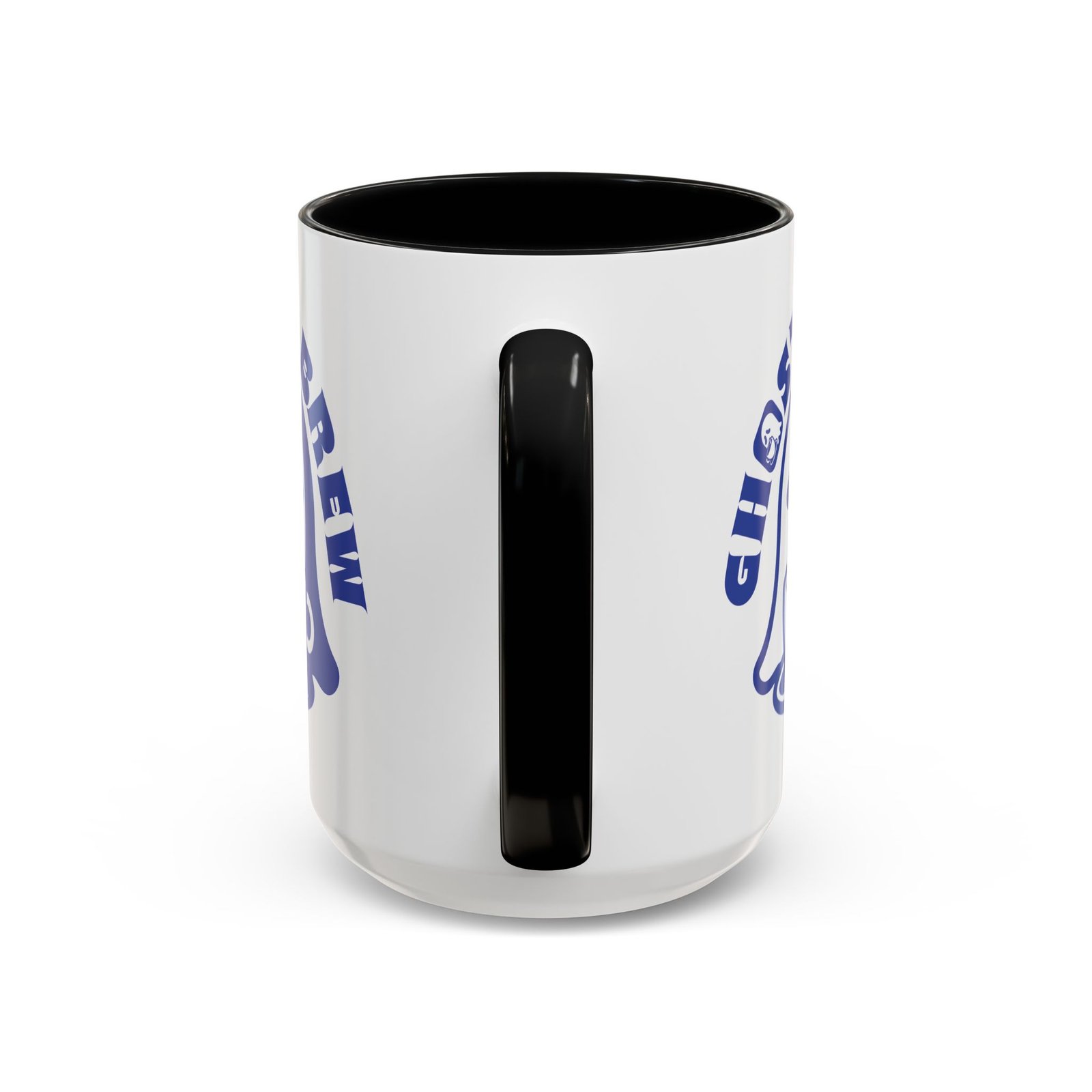 Accent Coffee Mug - 11 oz Or 15 oz - White Mug with Black Handle and Inside - Ghosts Brew Cup - Image 9