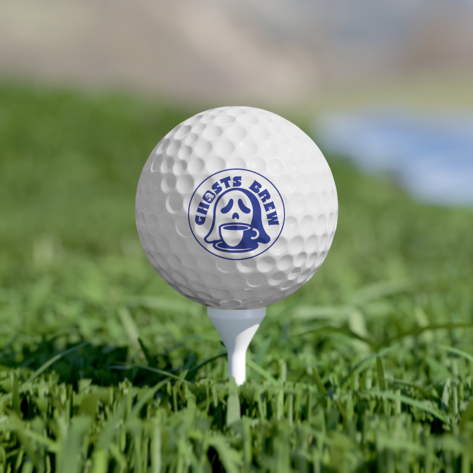 Golf Balls - Set of 6 - Ghosts Brew Logo - Golfers Love Coffee Too - Image 4