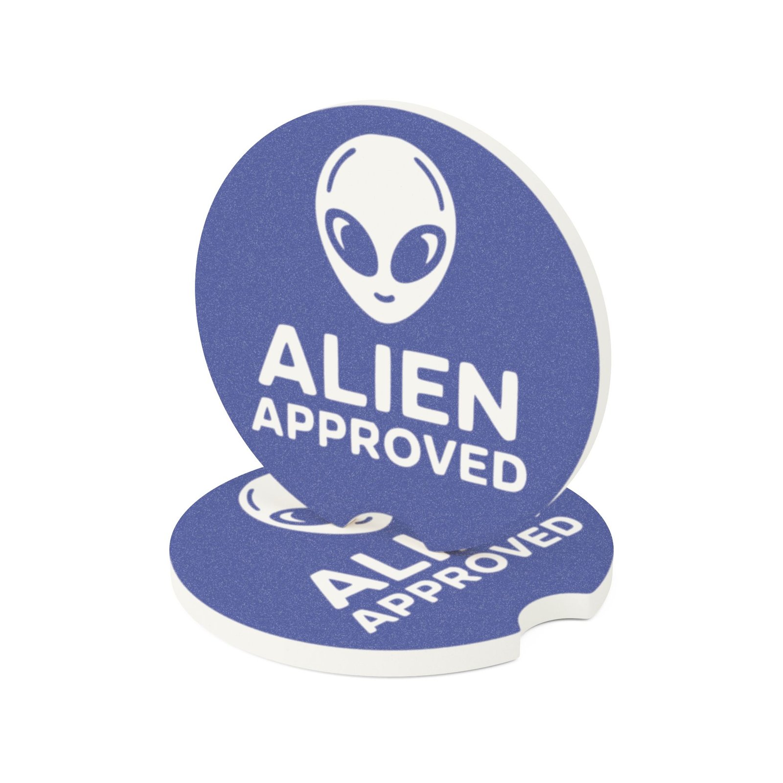 Charming Soapstone Car Coaster - Alien Approved - Perfect for Coffee Lovers, Gift for New Car Owners, Seasonal Decor - Image 9